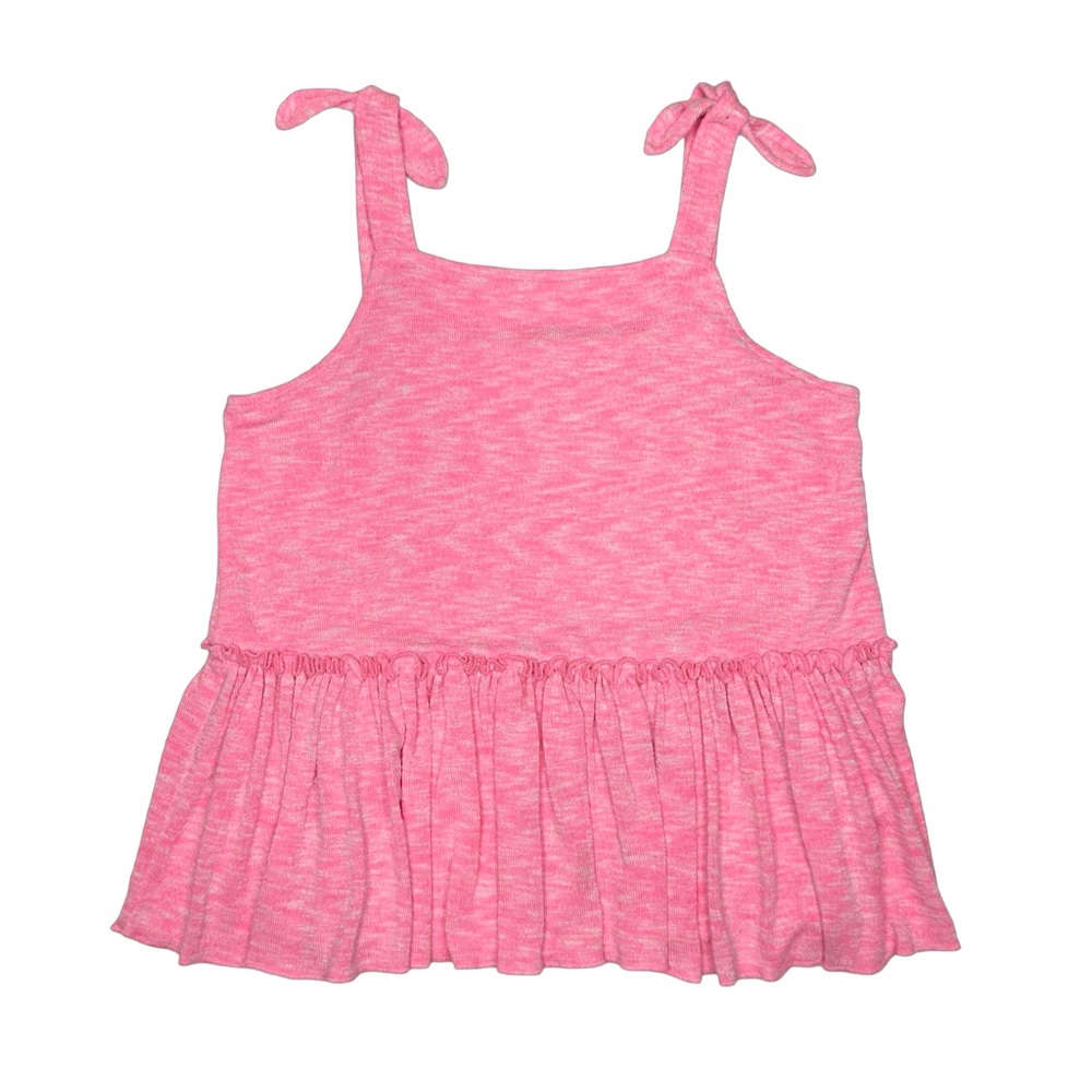 Crewcuts‎ Marled Ruffle-Trim Tank Top